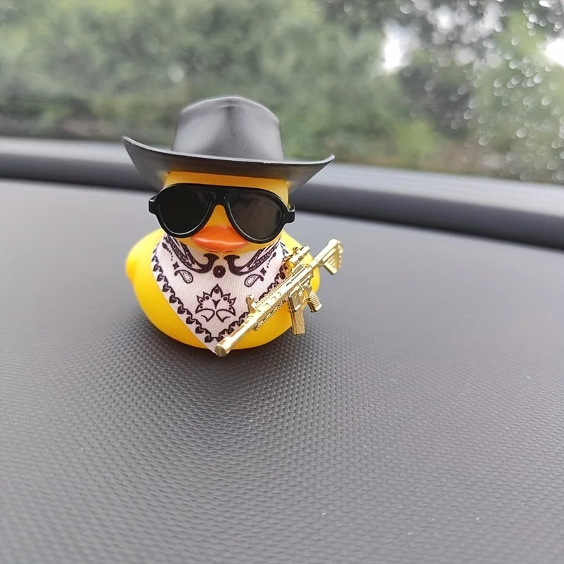 Cute Cowboy Hat and Rifle Duck