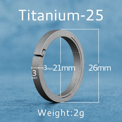 Black Titanium Keyring