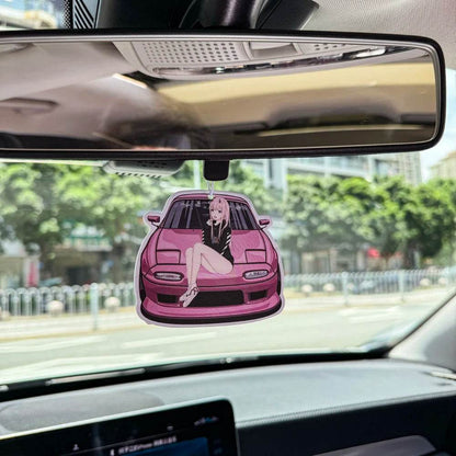 JDM Style Anime Car Air Freshener Pendant