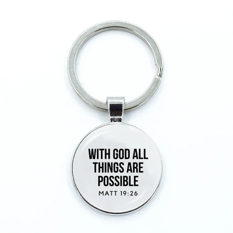 Bible Verse Keychain