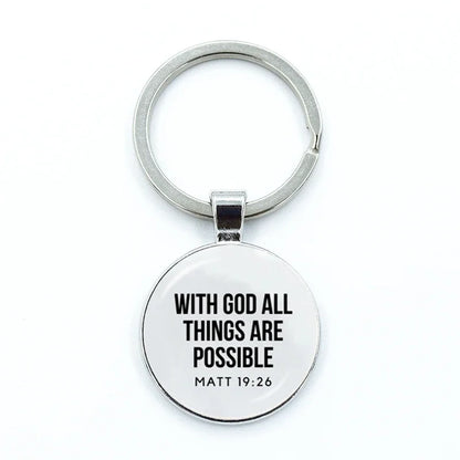Bible Verse Keychain
