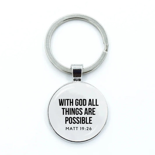 Bible Verse Keychain