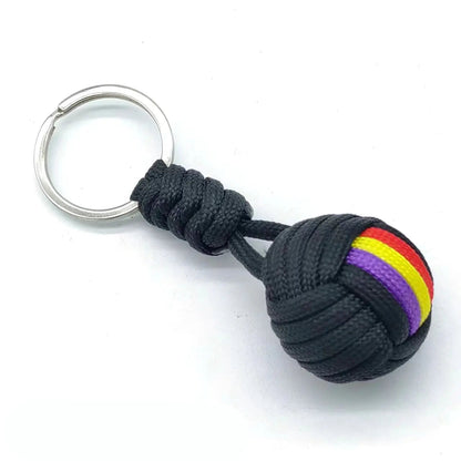 Woven Rope Ball Keychain