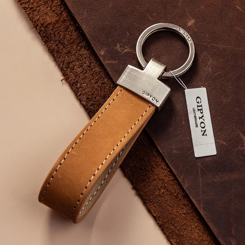 Cow Leather Keychain