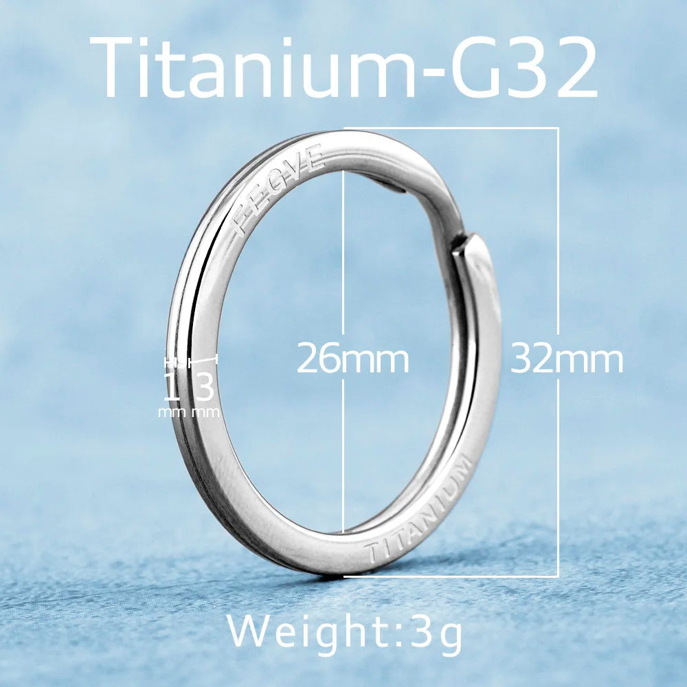 Black Titanium Keyring