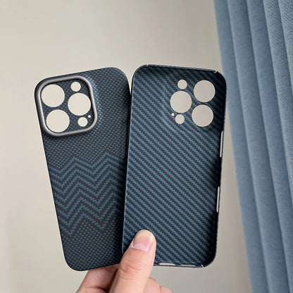 Luxury Hard Carbon Fiber Magsafe IPhone Case