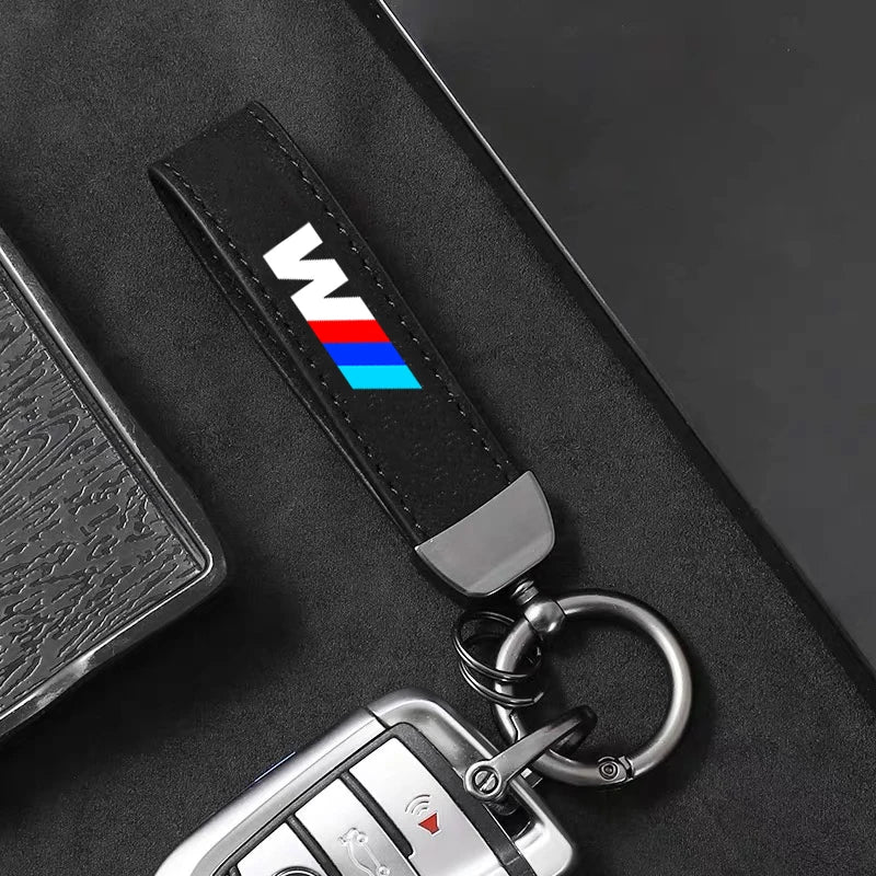 BMW M Leather Keychain