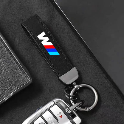 BMW M Leather Keychain