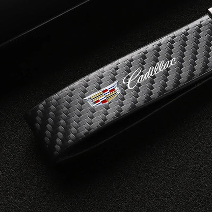 Cadillac Carbon Fiber Keychain