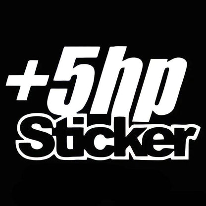 +5hp Sticker
