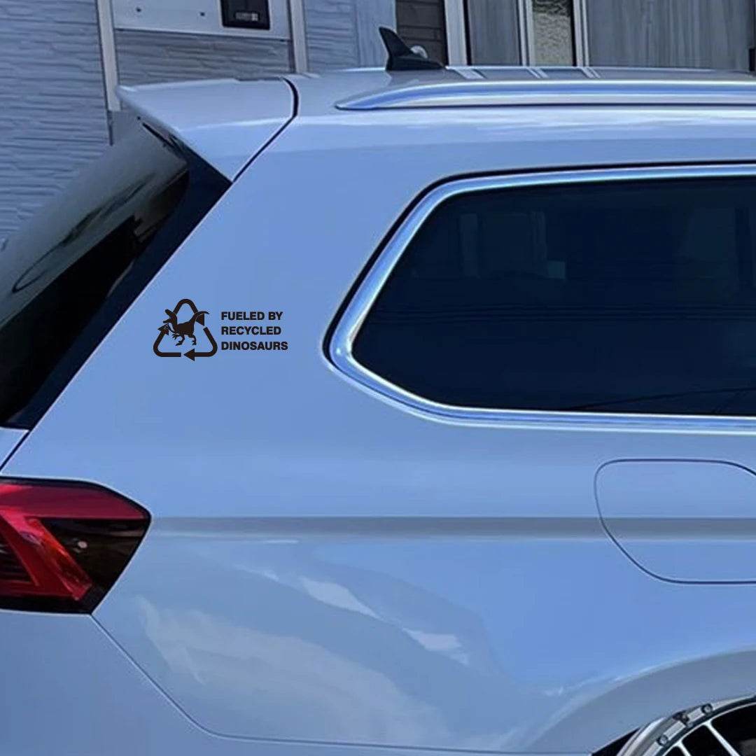 Recycled Dinosaur Sticker