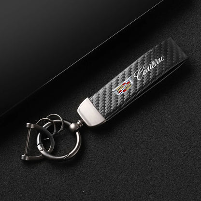 Cadillac Carbon Fiber Keychain