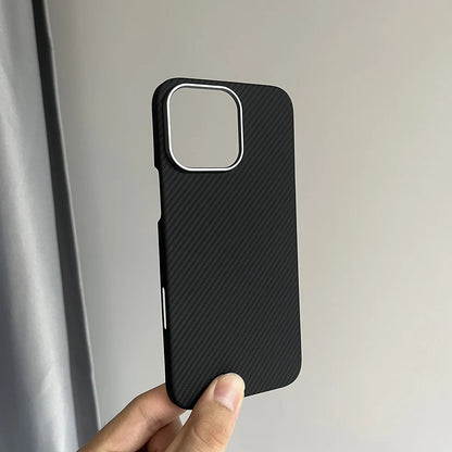 Luxury Hard Carbon Fiber Magsafe IPhone Case