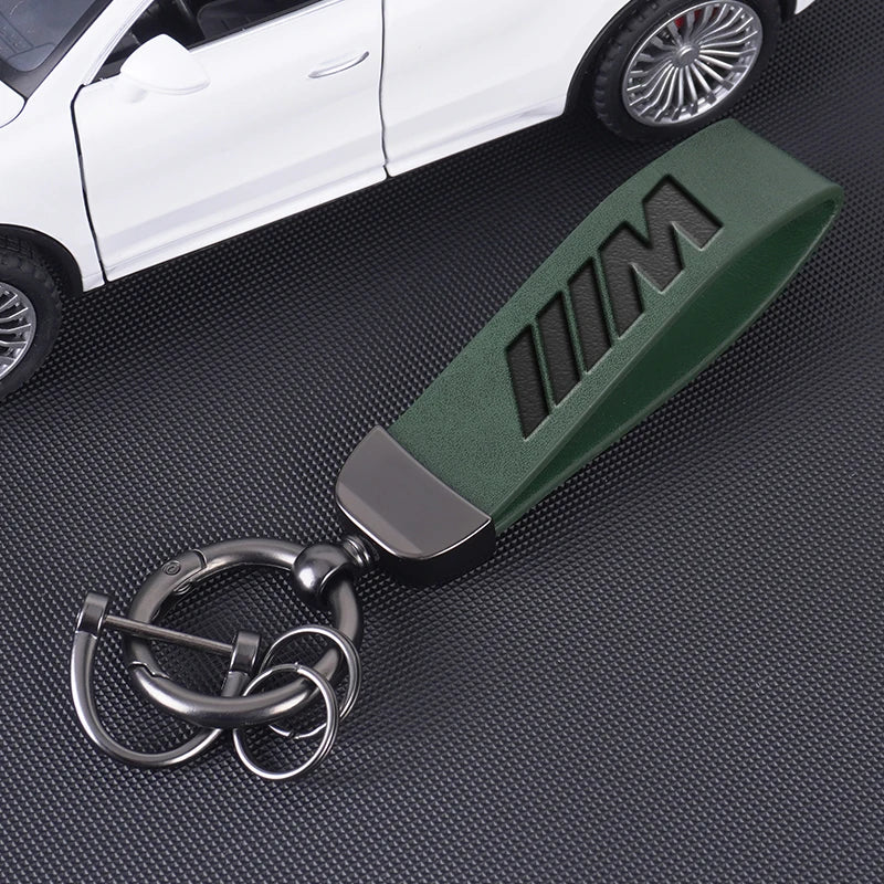 BMW M Luxury Leather Keychain