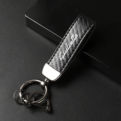 Alfa Romeo Carbon Fiber Keychain