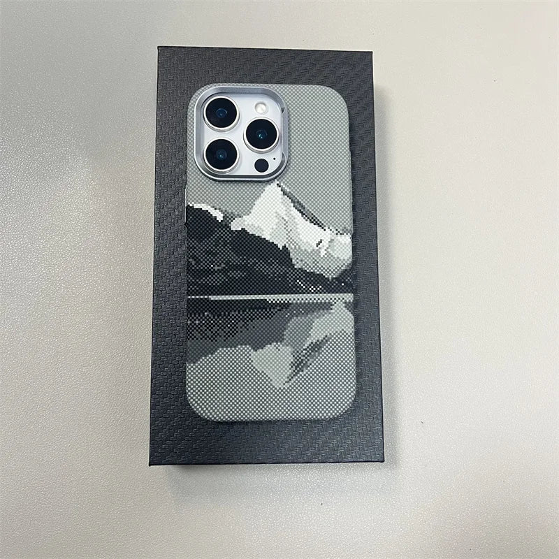 Luxury Carbon Fiber Magsafe IPhone Case