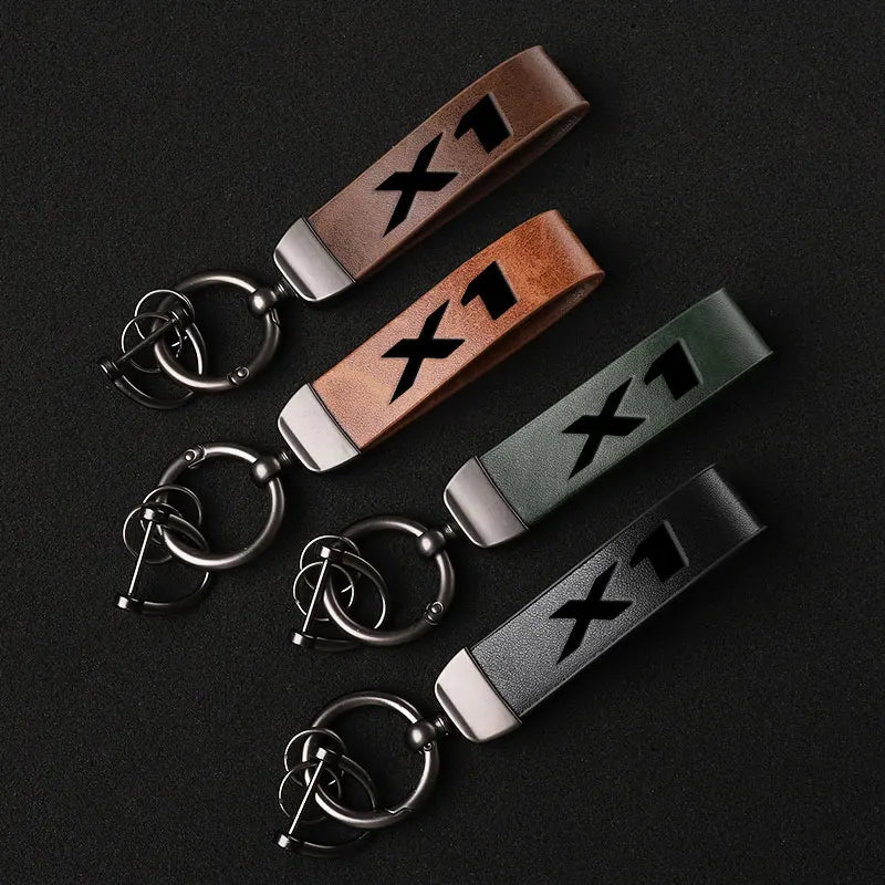 BMW Luxury Leather Keychain