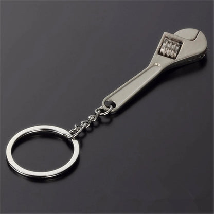 Wrench Metal Keychain