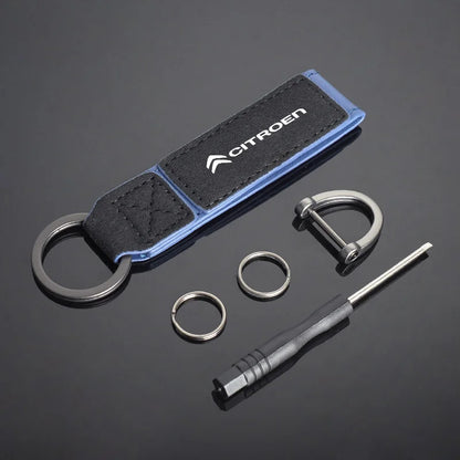 Citroën Leather Keychain