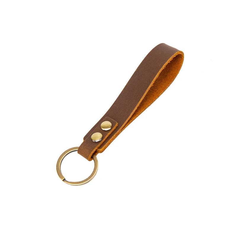 Cow Leather Keychain