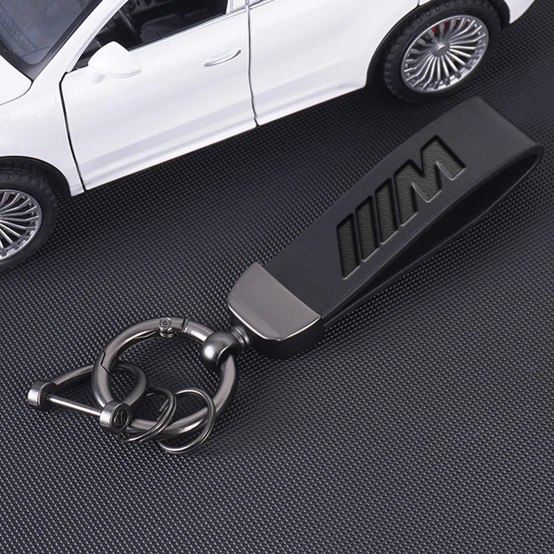 BMW M Luxury Leather Keychain