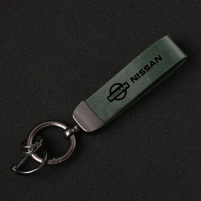 Nissan Leather Keychain