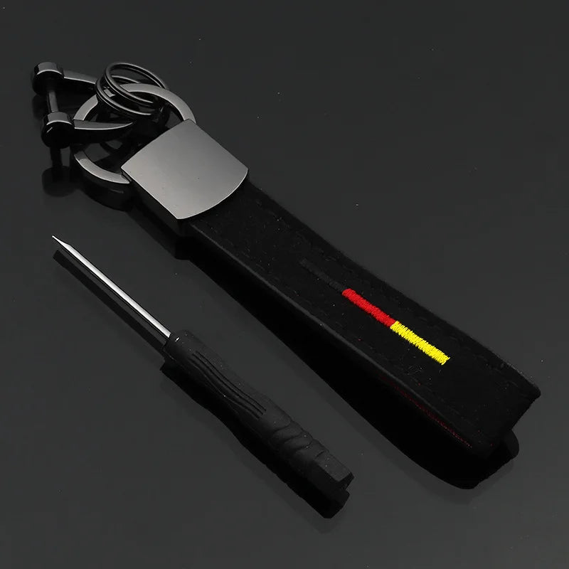Metal Flags Keychain