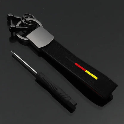 Metal Flags Keychain