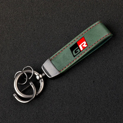 Toyota GR Leather Keychain