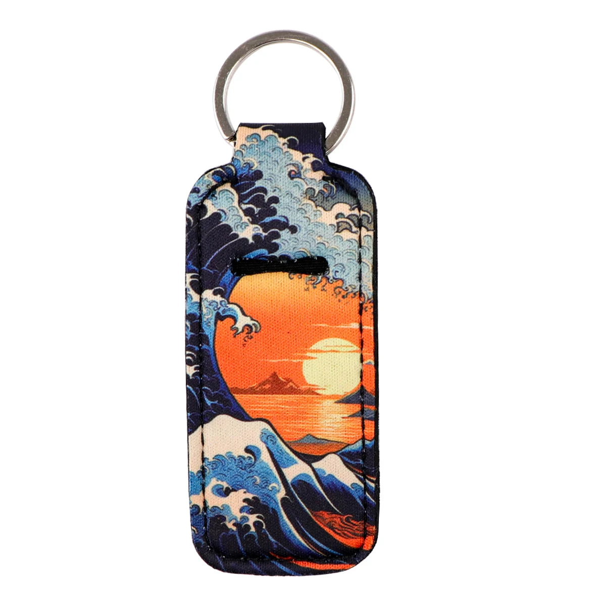 Japanese Waves Keychain