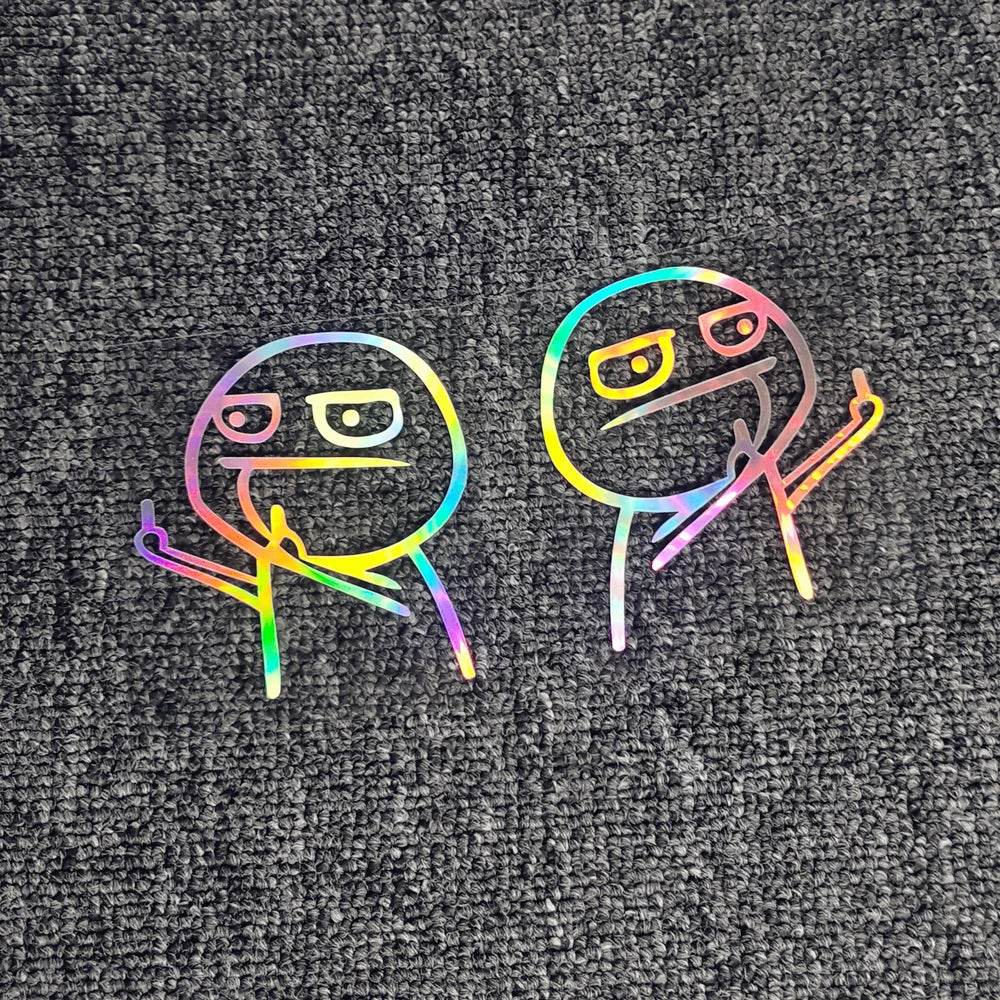 Middle Finger Stickers
