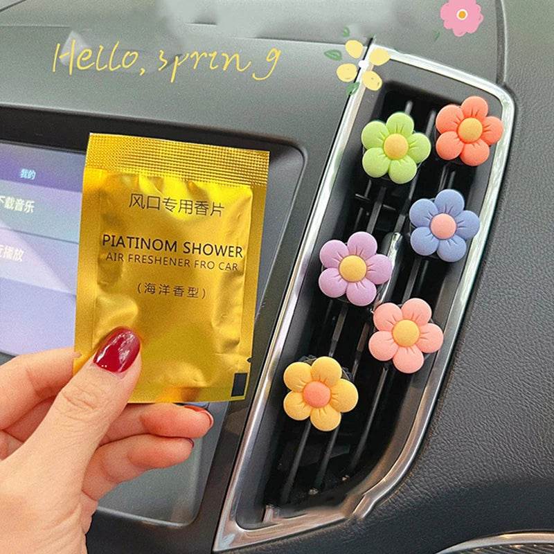 Cute Flower Car Air Freshener Aromatherapy
