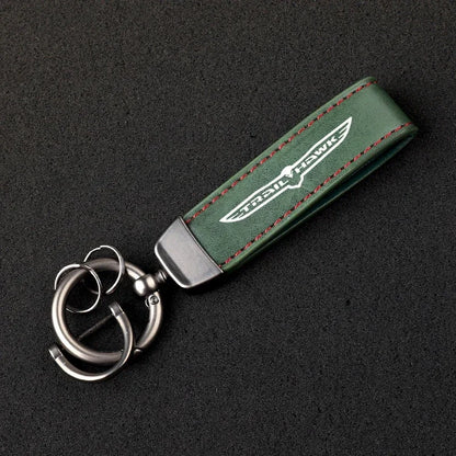 Jeep Trailhawk Leather Keychain