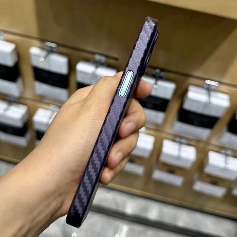 Luxury Carbon Fiber Magsafe IPhone Case