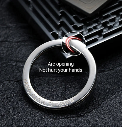 Black Titanium Keyring