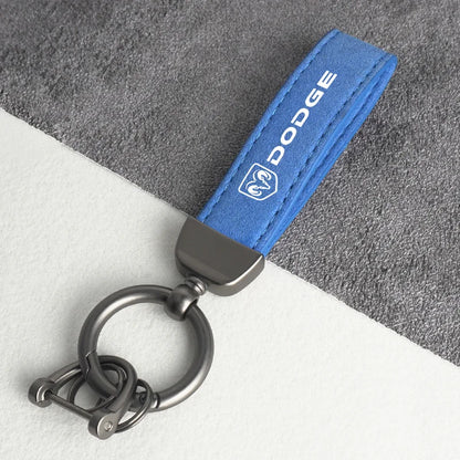 Dodge Leather Keychain