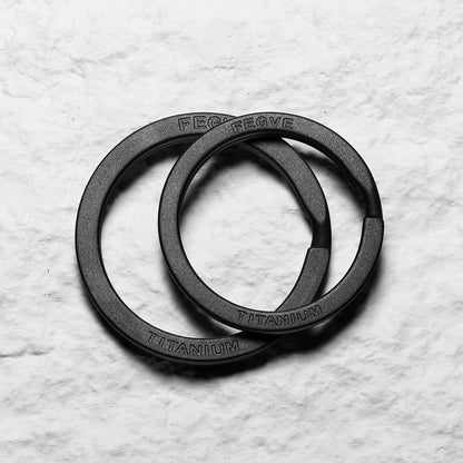 Black Titanium Keyring