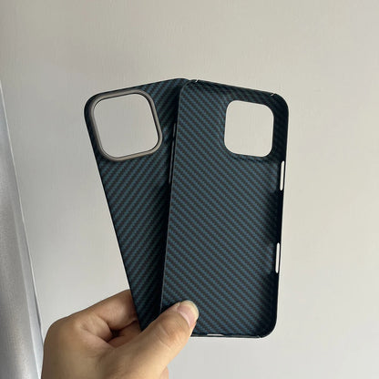 Luxury Hard Carbon Fiber Magsafe IPhone Case