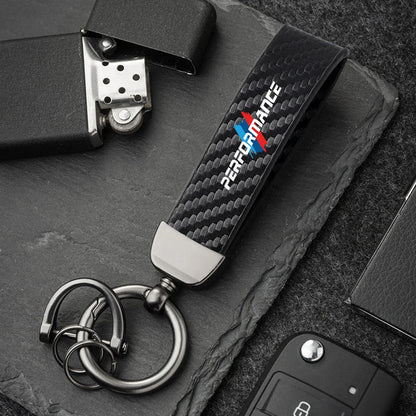 BMW Carbon Fiber Keychain