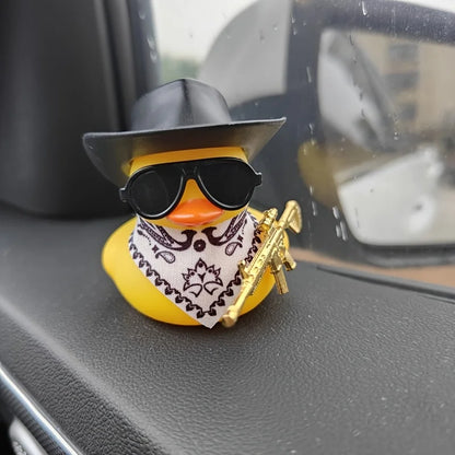 Cute Cowboy Hat and Rifle Duck