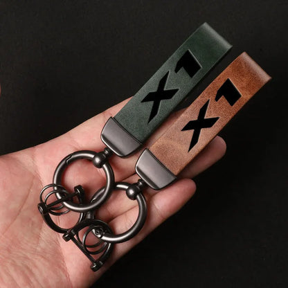 BMW Luxury Leather Keychain
