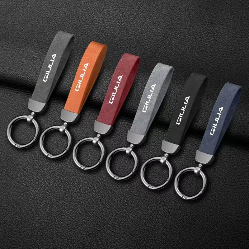 Alfa Romeo Leather Keychain