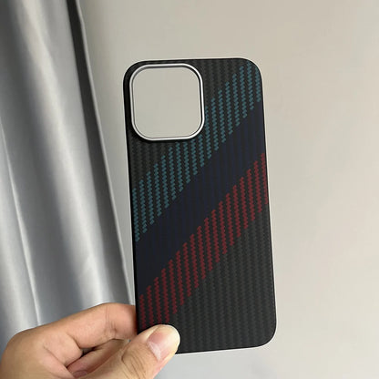 Luxury Hard Carbon Fiber Magsafe IPhone Case