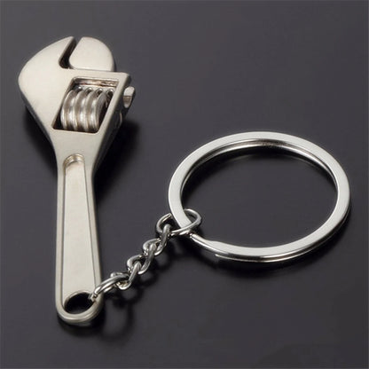 Wrench Metal Keychain