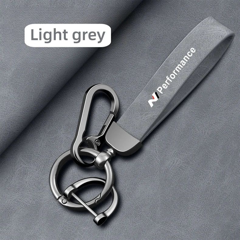 Hyundai Leather Keychain