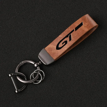 Kia & Peugeot GT Leather Keychain
