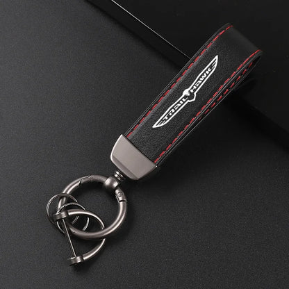 Jeep Trailhawk Leather Keychain