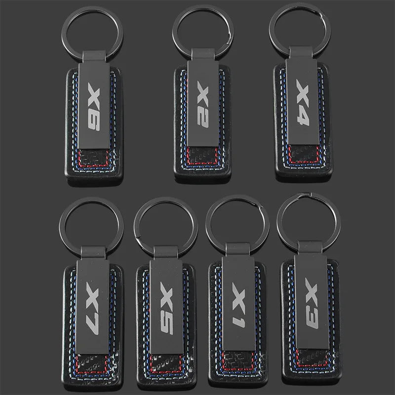 BMW X-Series Leather Keychain
