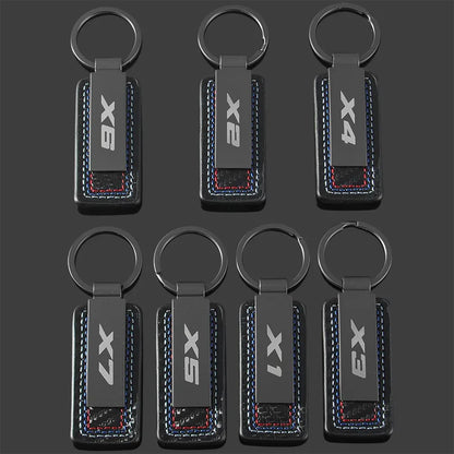 BMW X-Series Leather Keychain