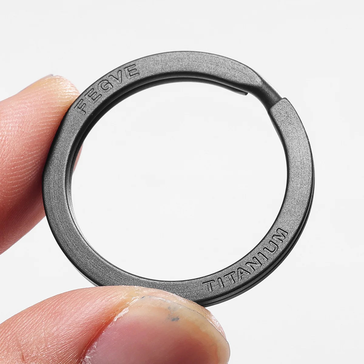 Black Titanium Keyring